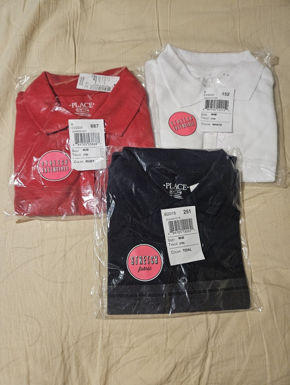 The Children's Place Girl Uniform Shirts